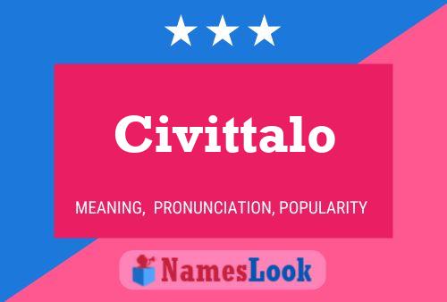 Póster del nombre Civittalo