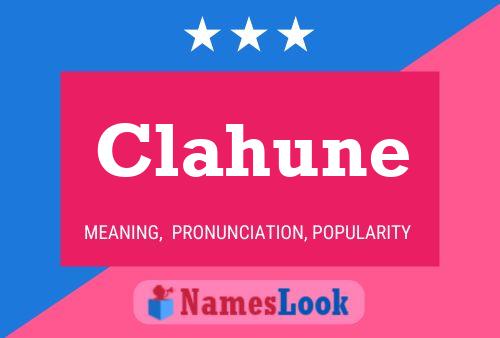 Póster del nombre Clahune