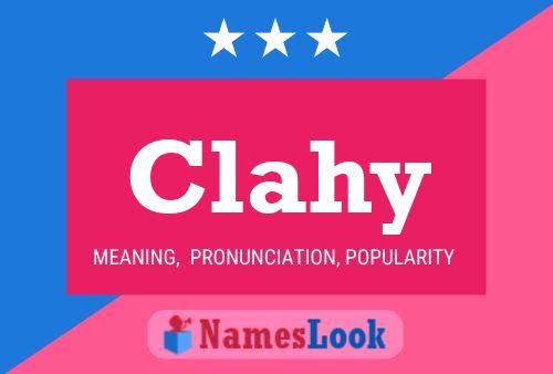 Póster del nombre Clahy