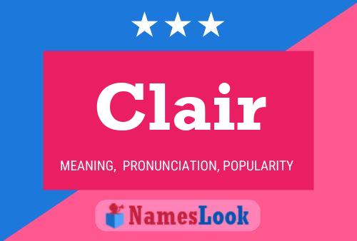 Póster del nombre Clair