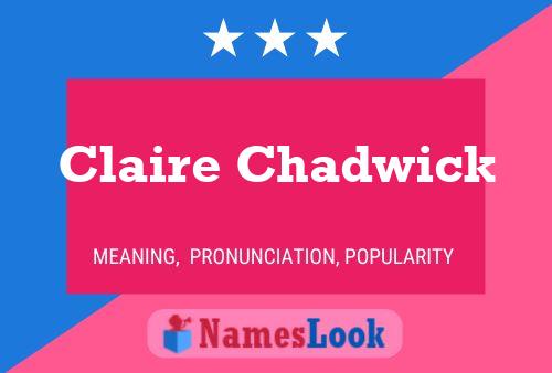 Póster del nombre Claire Chadwick