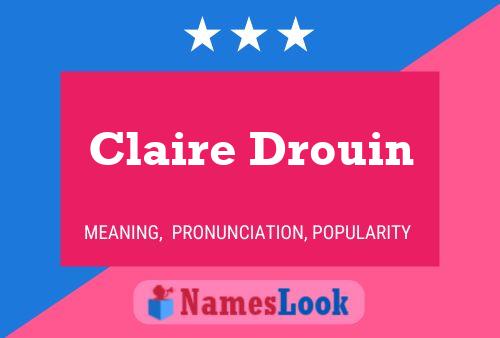 Póster del nombre Claire Drouin