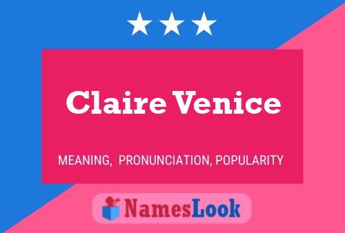 Póster del nombre Claire Venice