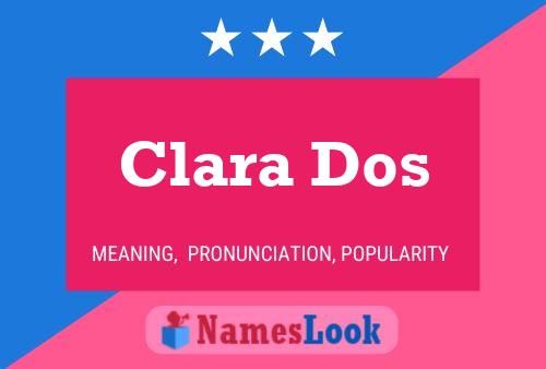 Póster del nombre Clara Dos