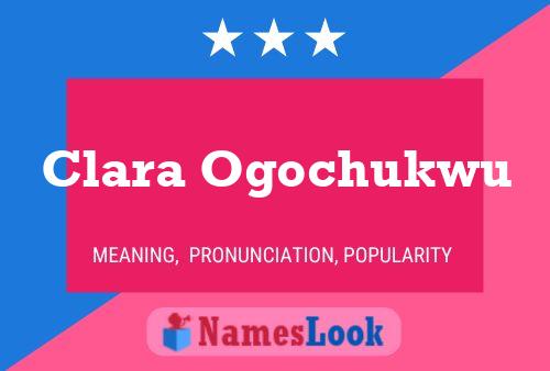 Póster del nombre Clara Ogochukwu