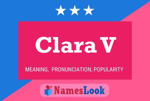 Póster del nombre Clara V