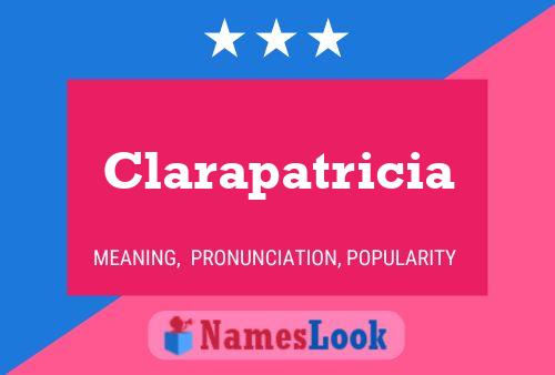 Póster del nombre Clarapatricia