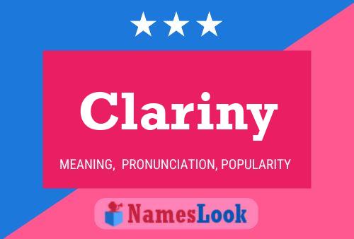 Póster del nombre Clariny