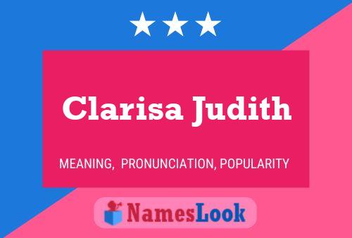 Póster del nombre Clarisa Judith