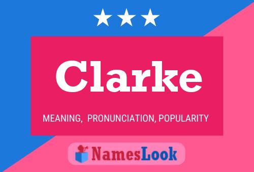 Póster del nombre Clarke