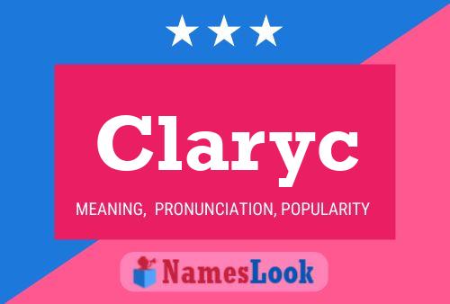 Póster del nombre Claryc