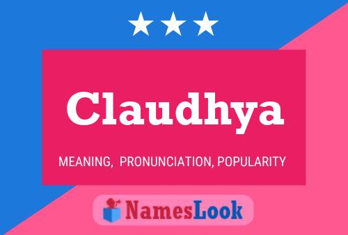 Póster del nombre Claudhya