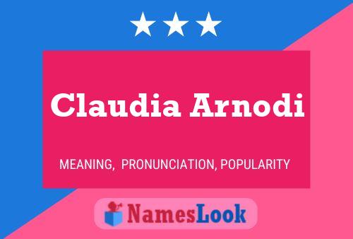 Póster del nombre Claudia Arnodi