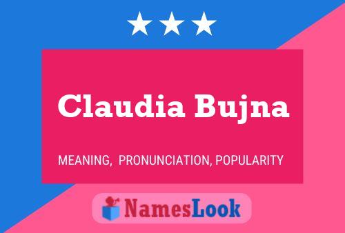 Póster del nombre Claudia Bujna