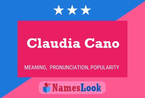 Póster del nombre Claudia Cano