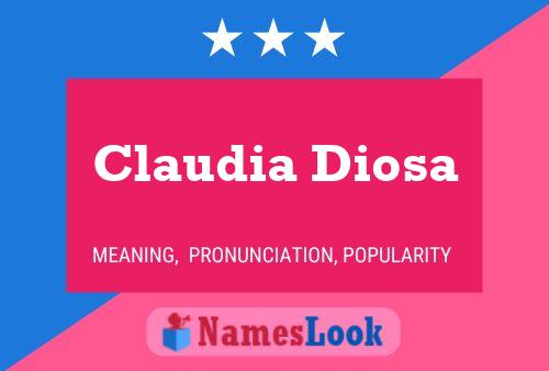 Póster del nombre Claudia Diosa