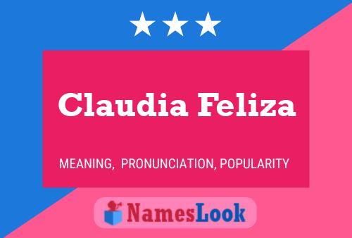 Póster del nombre Claudia Feliza