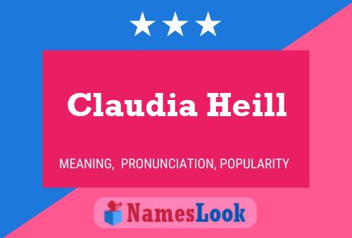 Póster del nombre Claudia Heill