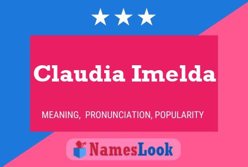 Póster del nombre Claudia Imelda