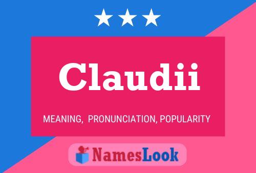 Póster del nombre Claudii