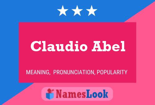 Póster del nombre Claudio Abel