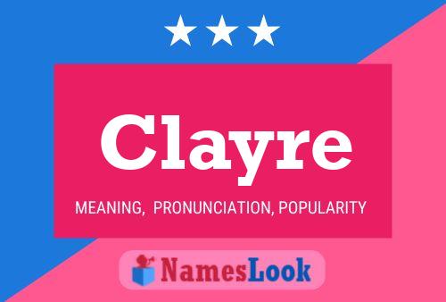 Póster del nombre Clayre