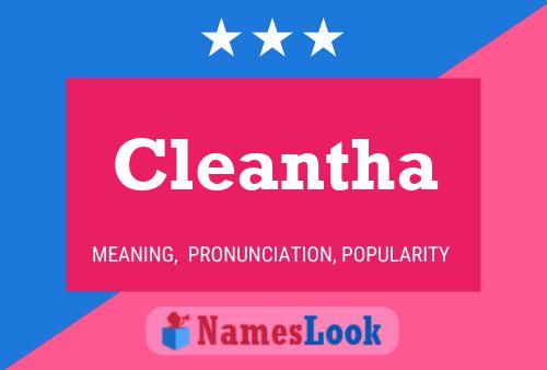 Póster del nombre Cleantha