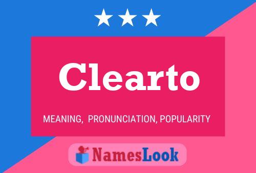 Póster del nombre Clearto