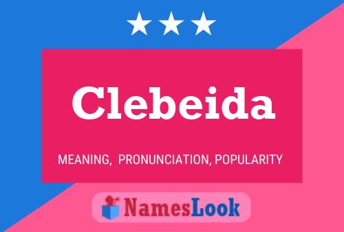 Póster del nombre Clebeida