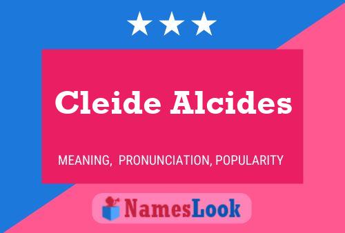 Póster del nombre Cleide Alcides