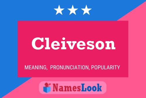 Póster del nombre Cleiveson