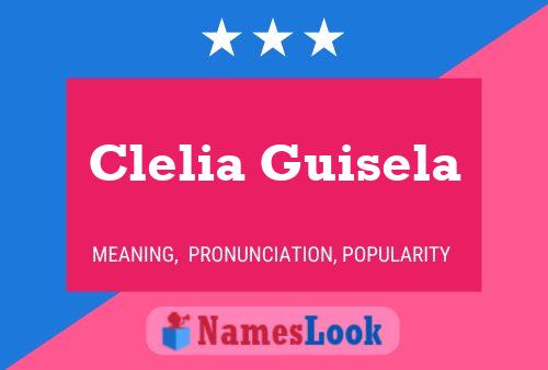 Póster del nombre Clelia Guisela