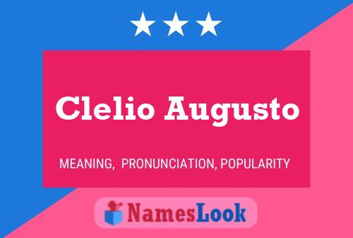 Póster del nombre Clelio Augusto