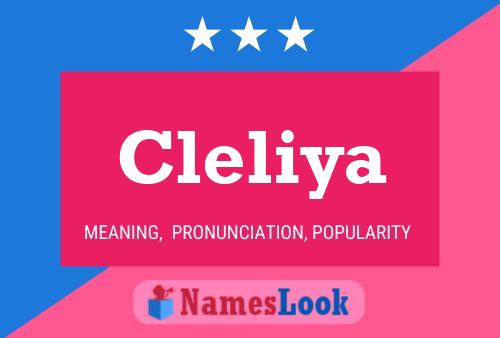 Póster del nombre Cleliya