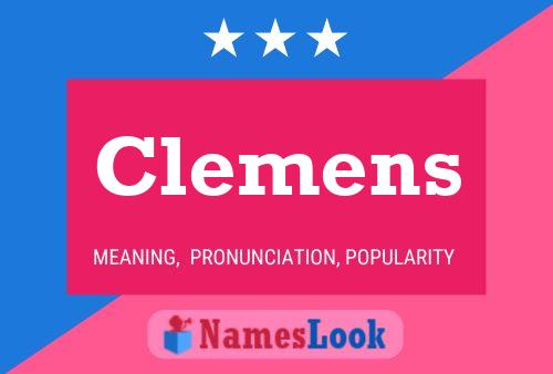 Póster del nombre Clemens