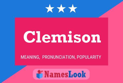 Póster del nombre Clemison