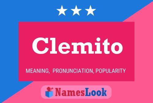 Póster del nombre Clemito