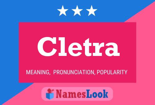 Póster del nombre Cletra