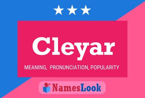 Póster del nombre Cleyar