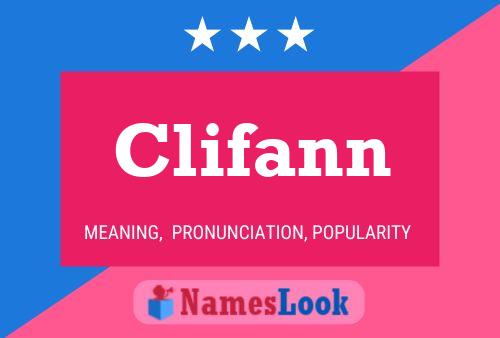 Póster del nombre Clifann