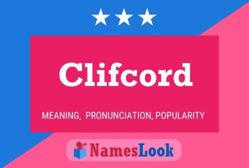 Póster del nombre Clifcord