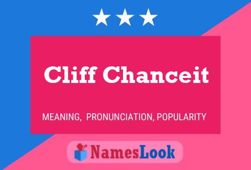 Póster del nombre Cliff Chanceit