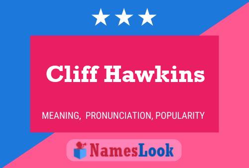 Póster del nombre Cliff Hawkins