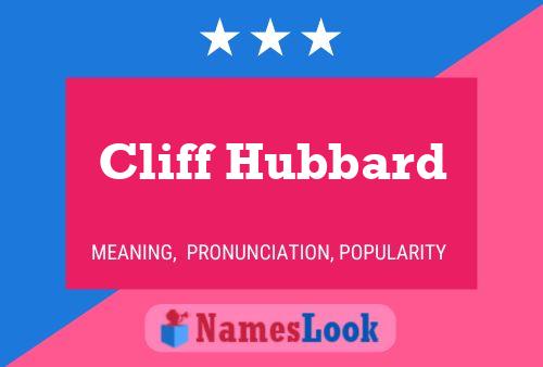 Póster del nombre Cliff Hubbard