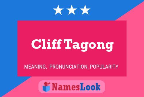 Póster del nombre Cliff Tagong