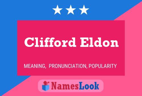 Póster del nombre Clifford Eldon