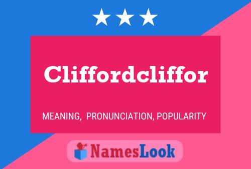 Póster del nombre Cliffordcliffor