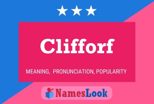 Póster del nombre Clifforf