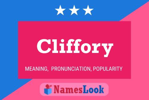 Póster del nombre Cliffory