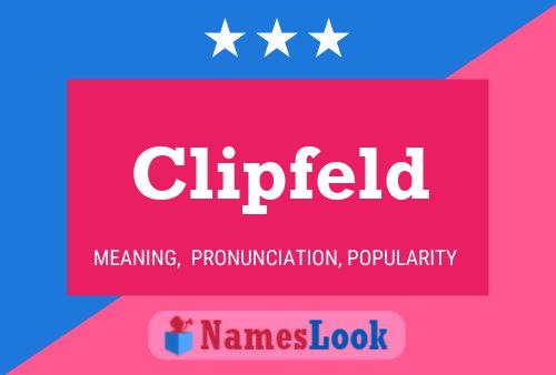 Póster del nombre Clipfeld